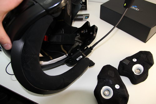 Motocycle helmet stle G4 communicator by Cardo Systems