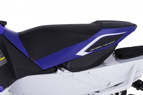 Newly designed seat provides a taller saddle for excellent ride comfort and versatile ergonomics.