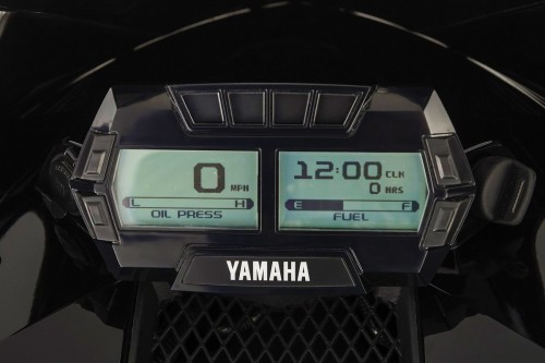 New gauge has dual screens with many options, including: MPH, Temp, Altimeter, Hours, Fuel, Intake Air Temp, Voltage Meter, Oil Pressure, RPM, Clock, Odometer, Trip, and you can set up almost any combination.