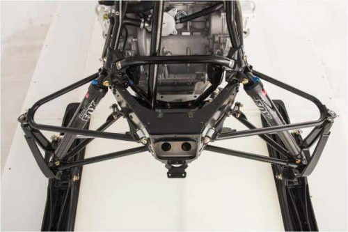 A-Arms are mounted at 30-degrees on the tunnel to transfer force and evenly spread the load.
