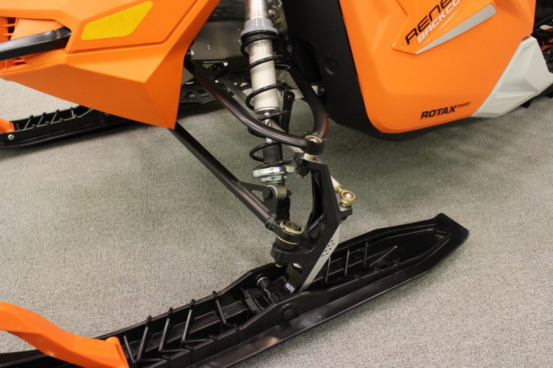 New geometry in the RAS 2 front suspension.